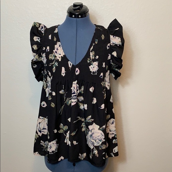 Joie Black Sleeveless Shirt Size S - Picture 2 of 5